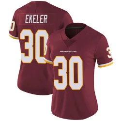 Women's Austin Ekeler Washington Commanders No.30 Limited Burgundy Team Color Vapor Untouchable Jersey