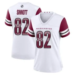 Women's Ben Sinnott Washington Commanders No.82 Game Jersey - White