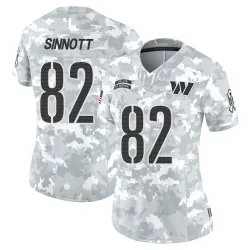 Women's Ben Sinnott Washington Commanders No.82 Limited 2024 Salute to Service Jersey - Arctic Camo