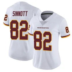 Women's Ben Sinnott Washington Commanders No.82 Limited Vapor Untouchable Jersey - White
