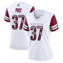 Women's Bobby Price Washington Commanders No.37 Game Jersey - White