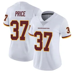 Women's Bobby Price Washington Commanders No.37 Limited Vapor Untouchable Jersey - White