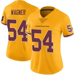 Women's Bobby Wagner Washington Commanders No.54 Limited Color Rush Jersey - Gold