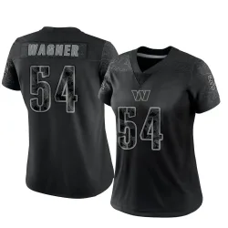 Women's Bobby Wagner Washington Commanders No.54 Limited Reflective Jersey - Black