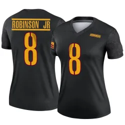 Women's Brian Robinson Jr. Washington Commanders No.8 Legend Alternate Jersey - Black
