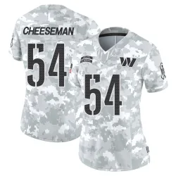 Women's Camaron Cheeseman Washington Commanders No.54 Limited 2024 Salute to Service Jersey - Arctic Camo