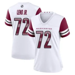 Women's Charles Leno Jr. Washington Commanders No.72 Game Jersey - White
