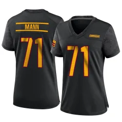 Women's Charles Mann Washington Commanders No.71 Game Alternate Jersey - Black
