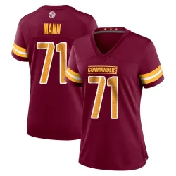 Women's Charles Mann Washington Commanders No.71 Game Burgundy Jersey