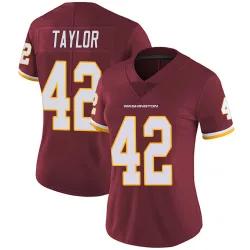 Women's Charley Taylor Washington Commanders No.42 Limited Burgundy Team Color Vapor Untouchable Jersey