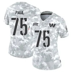Women's Chris Paul Washington Commanders No.75 Limited 2024 Salute to Service Jersey - Arctic Camo