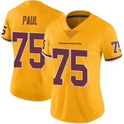 Women's Chris Paul Washington Commanders No.75 Limited Color Rush Jersey - Gold