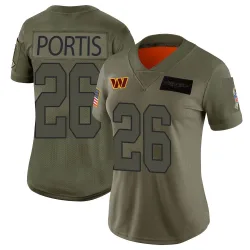 Women's Clinton Portis Washington Commanders No.26 Limited 2019 Salute to Service Jersey - Camo