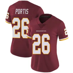 Women's Clinton Portis Washington Commanders No.26 Limited Burgundy Team Color Vapor Untouchable Jersey
