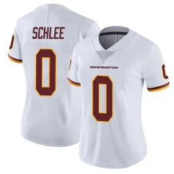 Women's Collin Schlee Washington Commanders No.0 Limited Vapor Untouchable Jersey - White