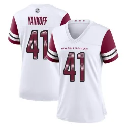 Women's Colson Yankoff Washington Commanders No.41 Game Jersey - White