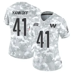 Women's Colson Yankoff Washington Commanders No.41 Limited 2024 Salute to Service Jersey - Arctic Camo