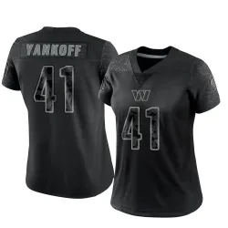 Women's Colson Yankoff Washington Commanders No.41 Limited Reflective Jersey - Black
