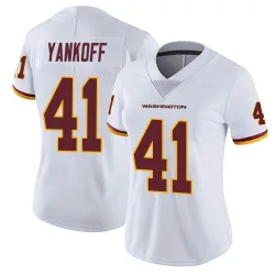 Women's Colson Yankoff Washington Commanders No.41 Limited Vapor Untouchable Jersey - White