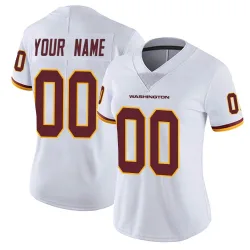 Women's Custom Washington Commanders No.00 Limited Vapor Untouchable Jersey - White