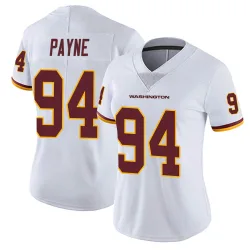 Women's Daron Payne Washington Commanders No.94 Limited Vapor Untouchable Jersey - White