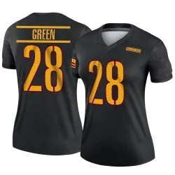 Women's Darrell Green Washington Commanders No.28 Legend Alternate Jersey - Black