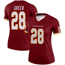 Women's Darrell Green Washington Commanders No.28 Legend Burgundy Jersey