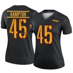 Women's Dominique Hampton Washington Commanders No.45 Legend Alternate Jersey - Black