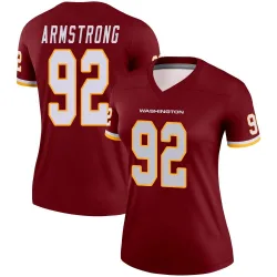 Women's Dorance Armstrong Washington Commanders No.92 Legend Burgundy Jersey