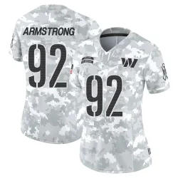 Women's Dorance Armstrong Washington Commanders No.92 Limited 2024 Salute to Service Jersey - Arctic Camo