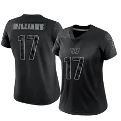 Women's Doug Williams Washington Commanders No.17 Limited Reflective Jersey - Black