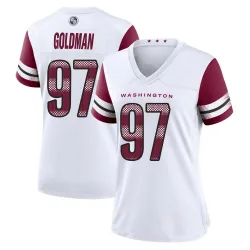 Women's Eddie Goldman Washington Commanders No.97 Game Jersey - White