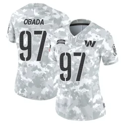 Women's Efe Obada Washington Commanders No.97 Limited 2024 Salute to Service Jersey - Arctic Camo