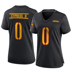 Women's Fentrell Cypress II Washington Commanders No.0 Game Alternate Jersey - Black
