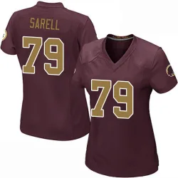 Women's Foster Sarell Washington Commanders No.79 Game Burgundy Alternate Jersey