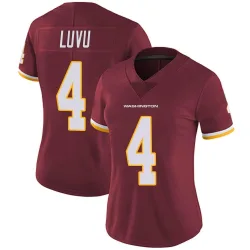 Women's Frankie Luvu Washington Commanders No.4 Limited Burgundy Team Color Vapor Untouchable Jersey