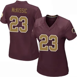 Women's J.D. McKissic Washington Commanders No.23 Game Burgundy Alternate Jersey