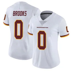 Women's Ja'Corey Brooks Washington Commanders No.0 Limited Vapor Untouchable Jersey - White