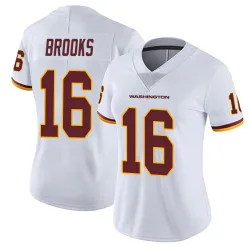 Women's Ja'Corey Brooks Washington Commanders No.16 Limited Vapor Untouchable Jersey - White