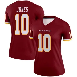 Women's Jacoby Jones Washington Commanders No.10 Legend Burgundy Jersey