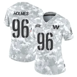Women's Jalyn Holmes Washington Commanders No.96 Limited 2024 Salute to Service Jersey - Arctic Camo