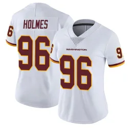 Women's Jalyn Holmes Washington Commanders No.96 Limited Vapor Untouchable Jersey - White