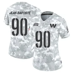 Women's Javontae Jean-Baptiste Washington Commanders No.90 Limited 2024 Salute to Service Jersey - Arctic Camo