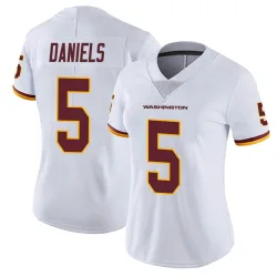 Women's Jayden Daniels Washington Commanders No.5 Limited Vapor Untouchable Jersey - White