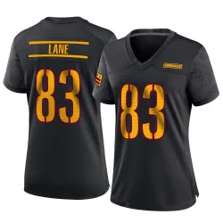 Women's Jaylin Lane Washington Commanders No.83 Game Alternate Jersey - Black