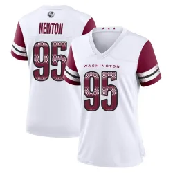 Women's Jer'Zhan Newton Washington Commanders No.95 Game Jersey - White
