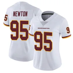 Women's Jer'Zhan Newton Washington Commanders No.95 Limited Vapor Untouchable Jersey - White