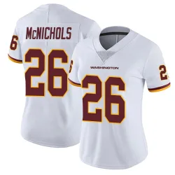 Women's Jeremy McNichols Washington Commanders No.26 Limited Vapor Untouchable Jersey - White