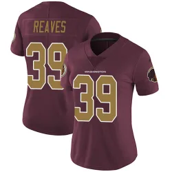 Women's Jeremy Reaves Washington Commanders No.39 Limited Burgundy Alternate Vapor Untouchable Jersey