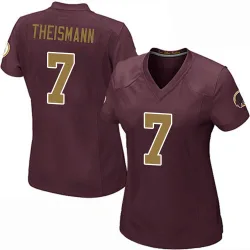 Women's Joe Theismann Washington Commanders No.7 Game Burgundy Alternate Jersey